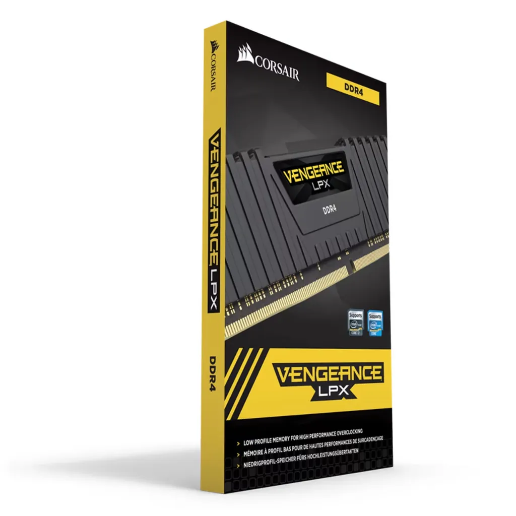 Corsair Vengeance LPX Ryzen 16GB Kit (2x8GB) DDR4 2666MHz C16 Black