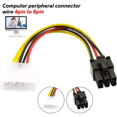 6 Pin PCI-E to Molex