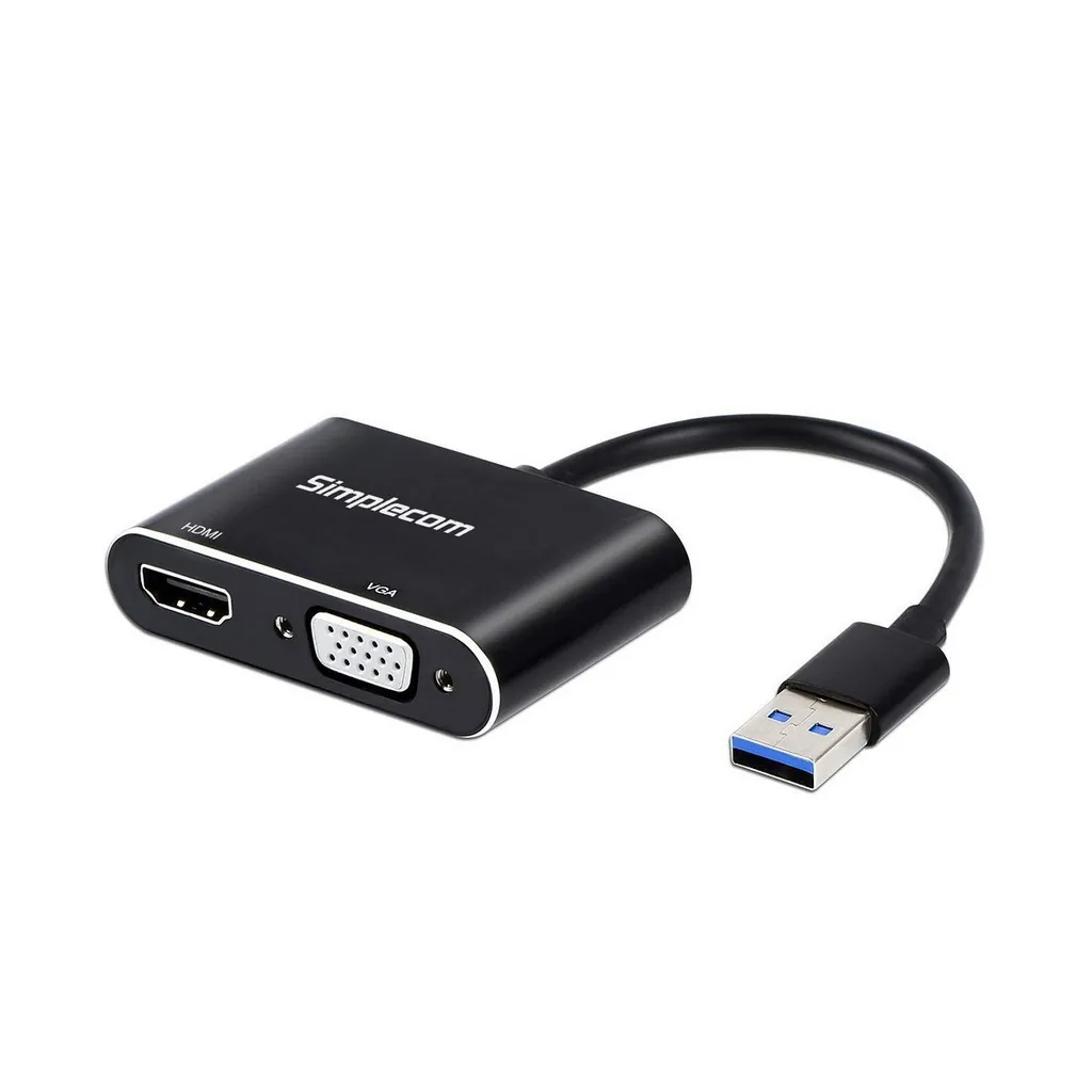 Simplecom USB 3.0 to HDMI/VGA video card adapter full HD 1080p