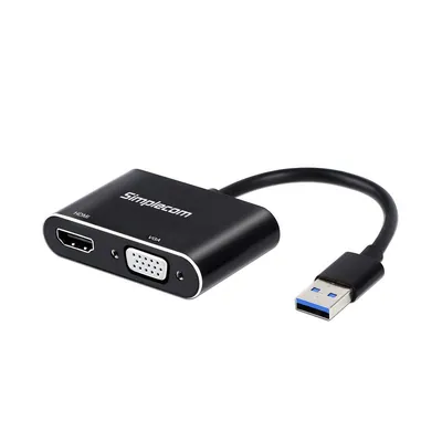 Simplecom USB 3.0 to HDMI/VGA video card adapter full HD 1080p