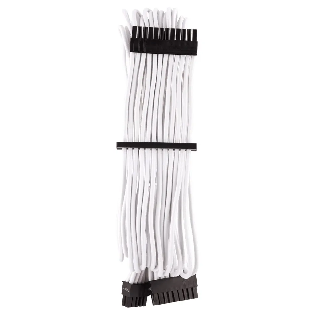 Corsair Premium Individually Sleeved Pro Cables Kit Type 4 Gen 4 - White