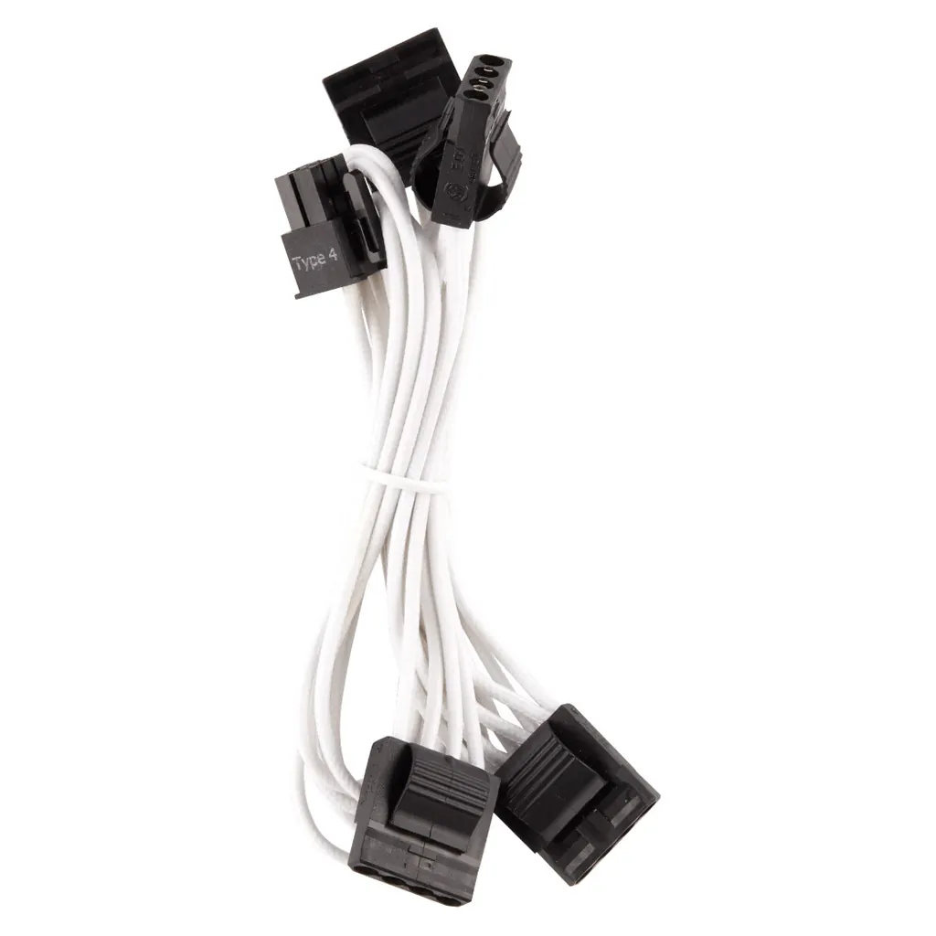 Corsair Premium Individually Sleeved Pro Cables Kit Type 4 Gen 4 - White