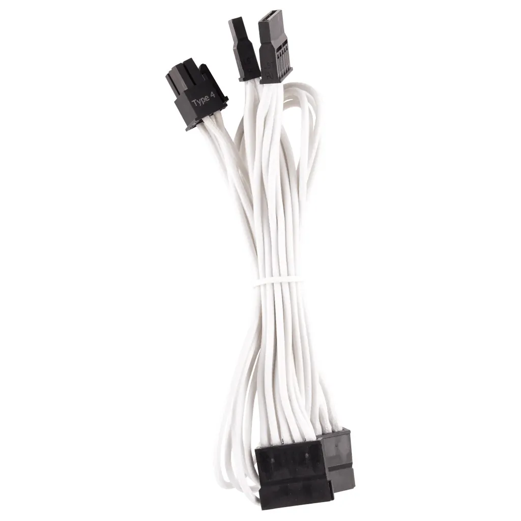 Corsair Premium Individually Sleeved Pro Cables Kit Type 4 Gen 4 - White
