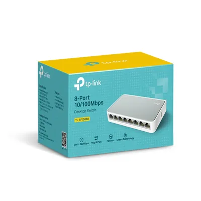 TP-Link 8-Port 10/100Mbps Unmanaged Ethernet Network Desktop Switch
