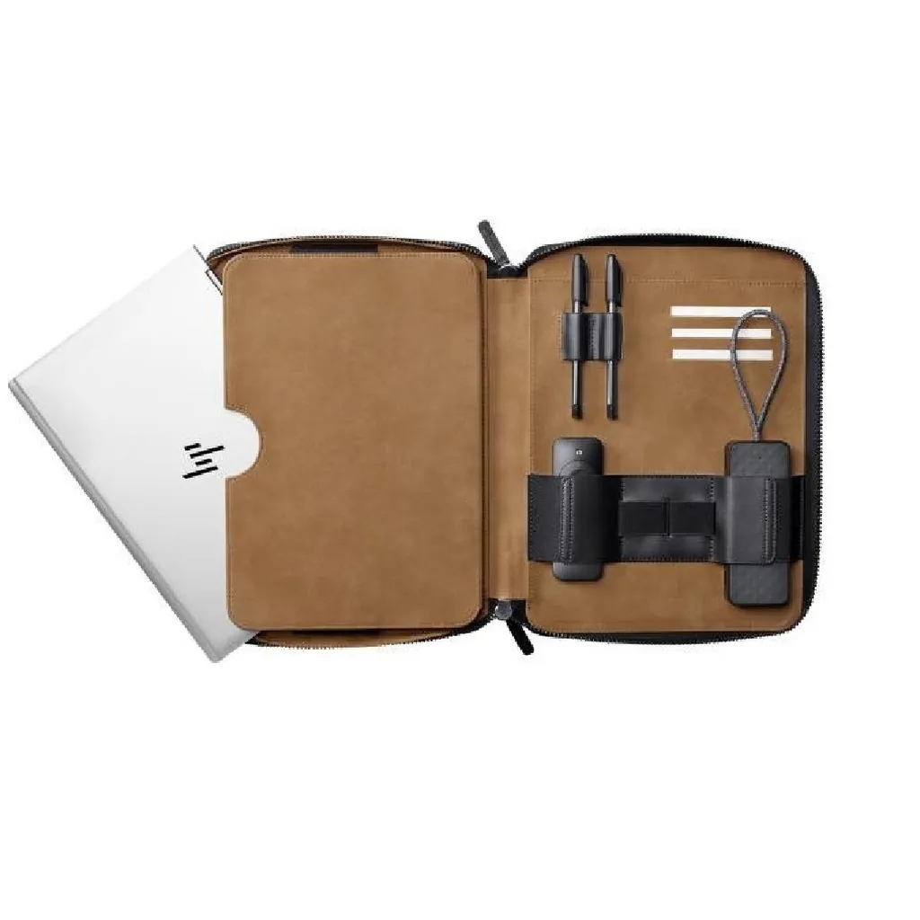 HP Elite Portfolio Leather Sleeve With Zip for 14" Laptop/Notebook