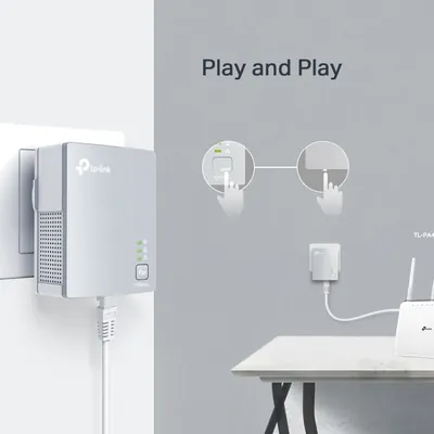 TP-LINK AV600 Powerline Ethernet Adapter Starter Kit
