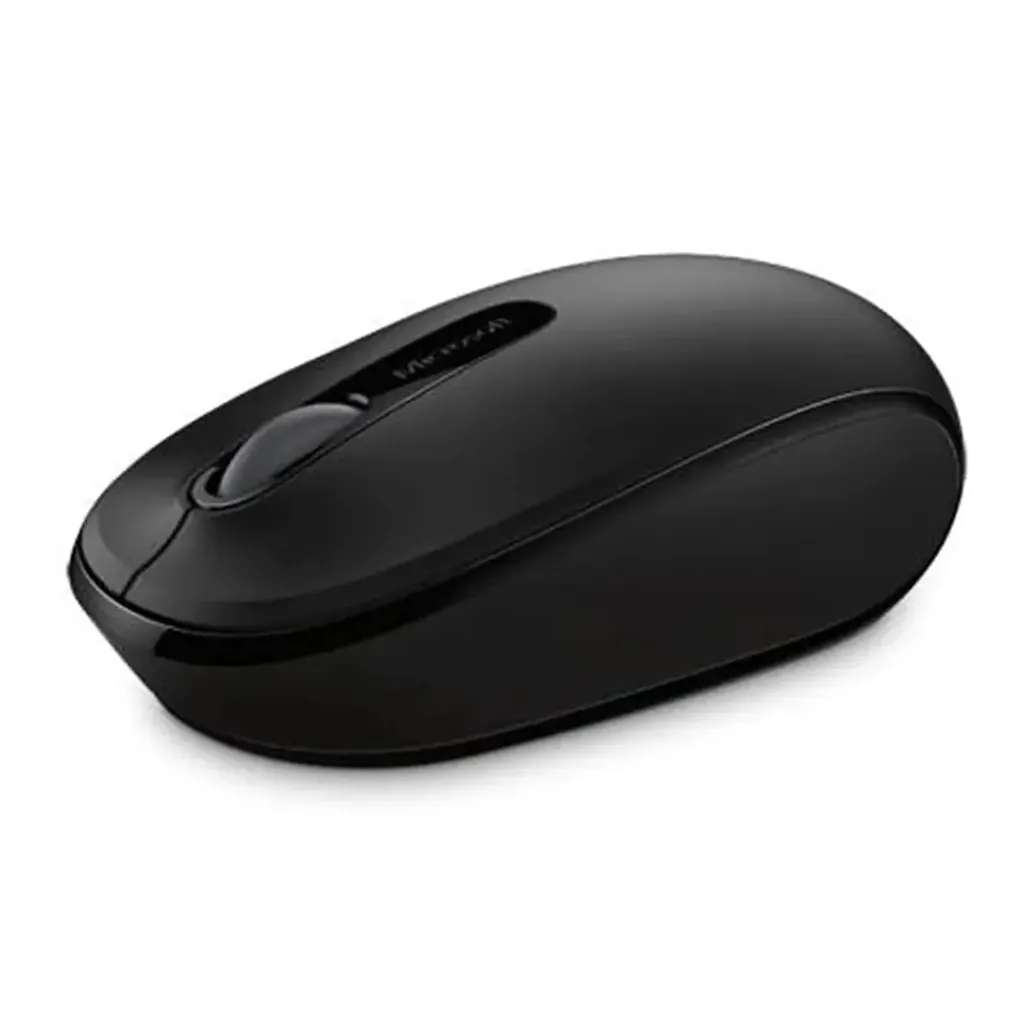 Microsoft Wireless Mobile Mouse 1850 Coal Black Mini USB Transceiver