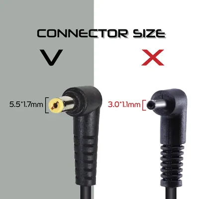 ORG Acer 65W 19V 3.42A Charger 5.5MM X 1.7MM