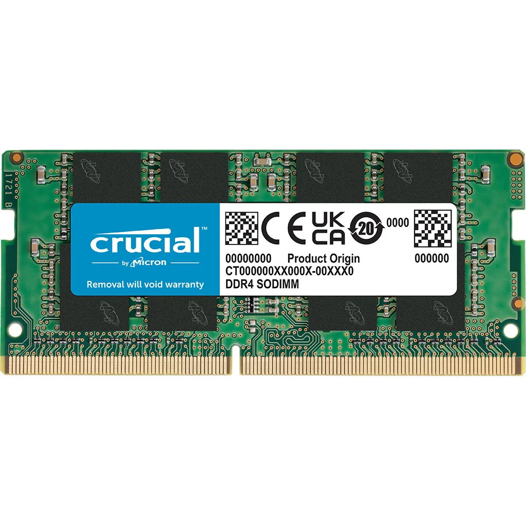 Crucial 8GB (1x8GB) DDR4 SODIMM 2666MHz CL19 1.2V