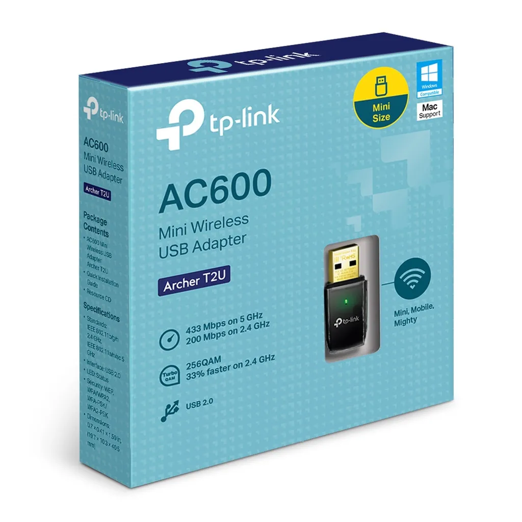 TP-LINK Archer T2U AC600 Wireless USB Adaptor