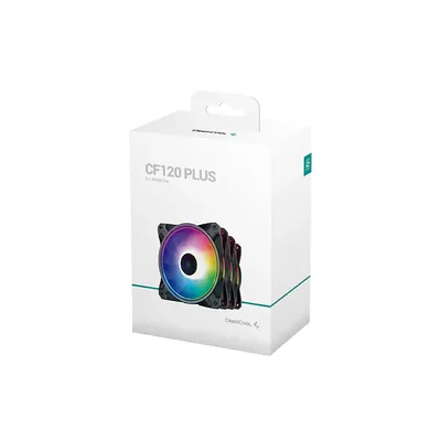 Deepcool CF-120 Plus ARGB Fan Pack 3in1 120mm Black