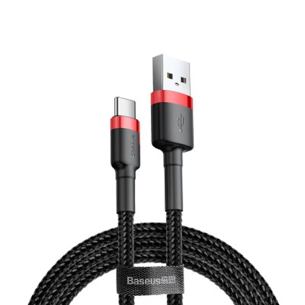 Baseus Cafule Type-C to USB Cable 1m - Black/Red