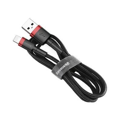 Baseus Cafule Lightning to USB Cable 1m - Black/Red