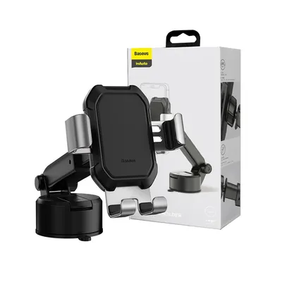 Baseus Tank Gravity Car Mount with Suction Base - Black