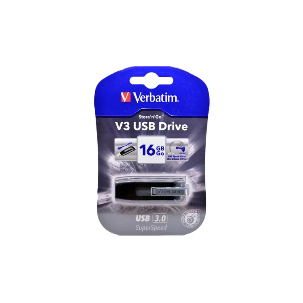 Verbatim 16GB Store'n'Go V3 USB3.2 Flash Grey