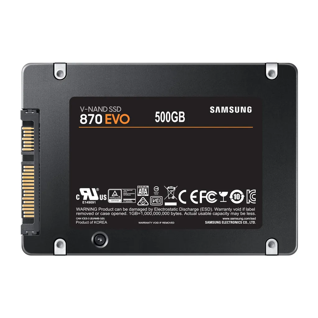 Samsung 870 EVO 500GB SATA 2.5" 7mm SSD