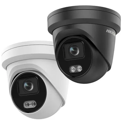 Hikvision ColorVu Gen2 4MP 2.8mm Outdoor Turret Camera w/ Mic, 30M White LED