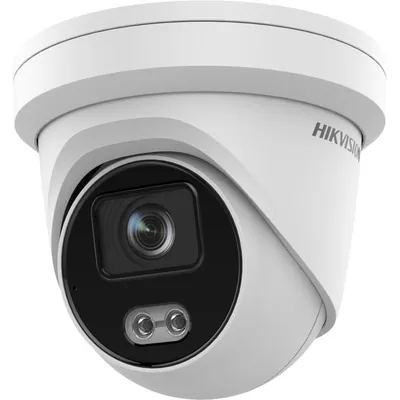 Hikvision ColorVu Gen2 4MP 2.8mm Outdoor Turret Camera w/ Mic, 30M White LED