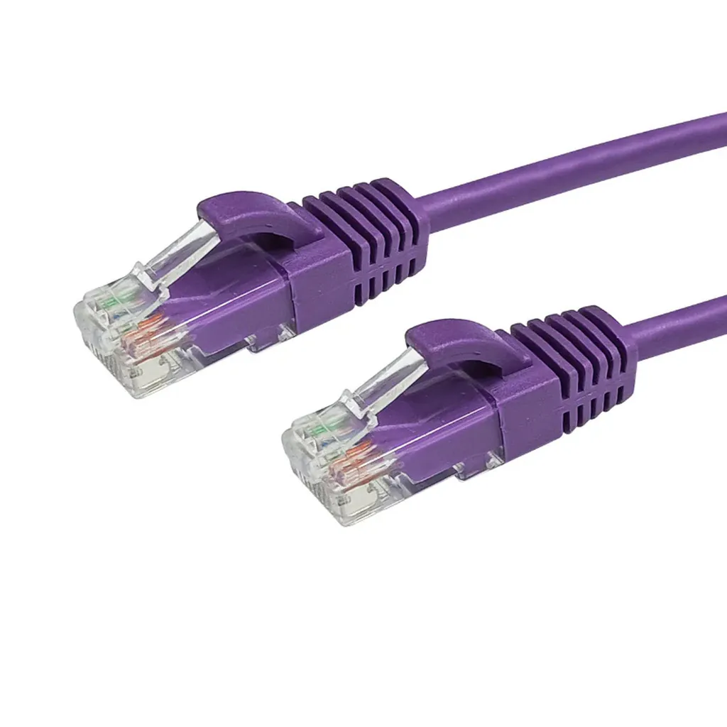 OEM CAT 6 Purple RJ45 Patch Cable Ethernet - 0.25M 