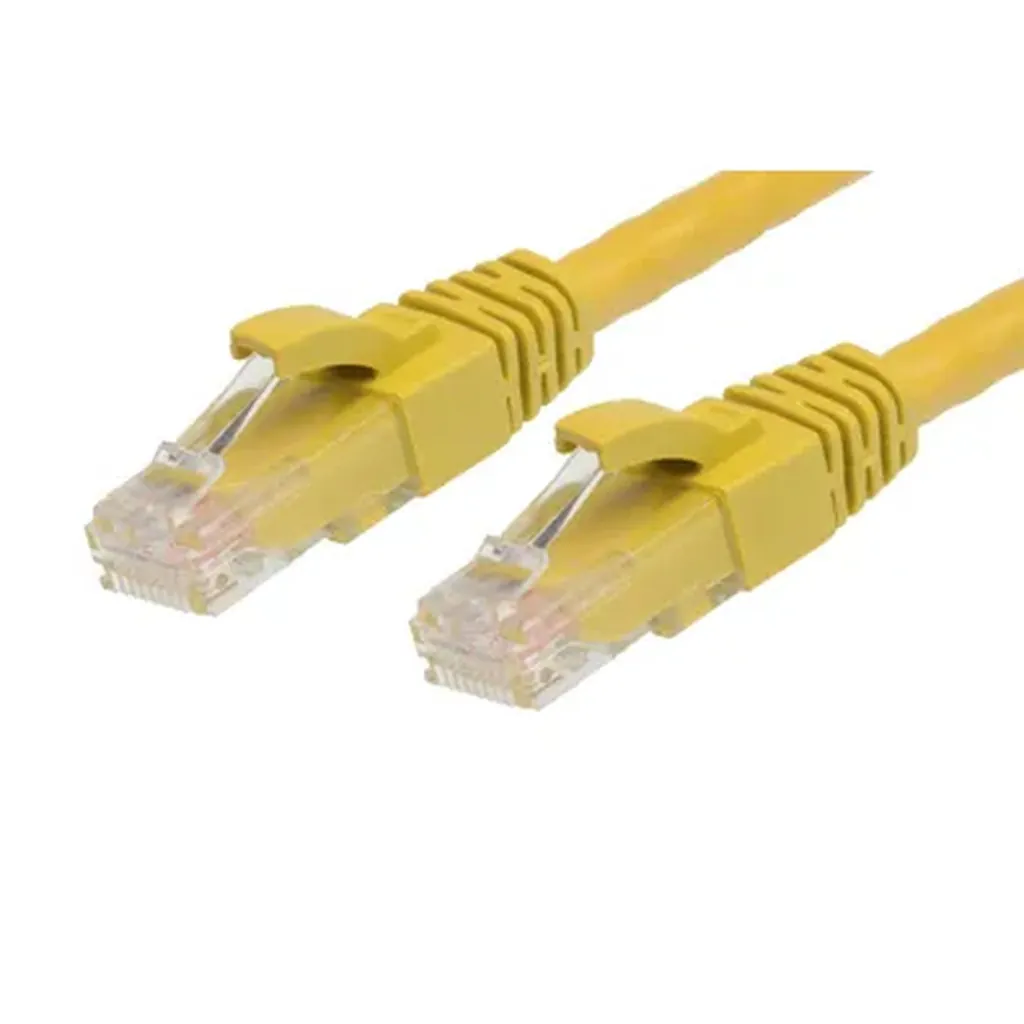 OEM CAT 6 Yellow RJ45 Patch Cable Ethernet - 0.25M