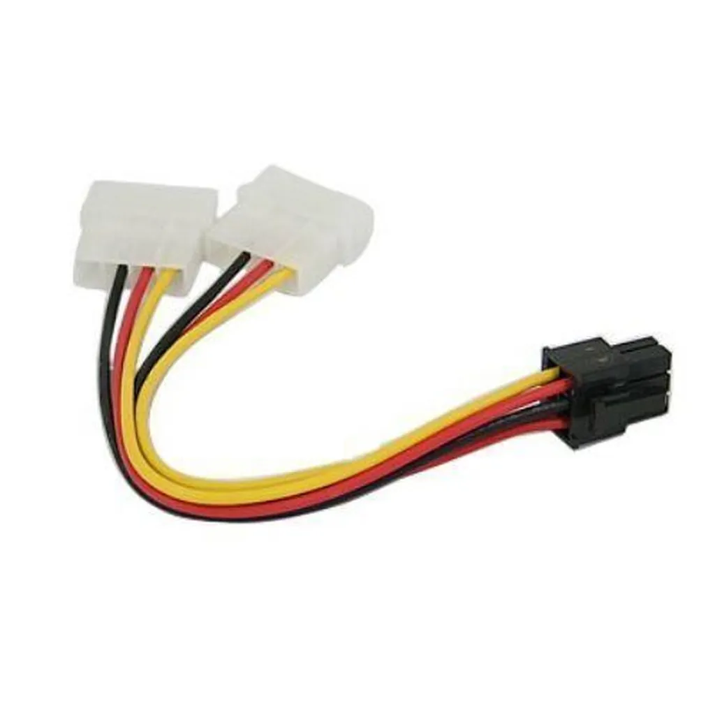 6 Pin PCI-E to 2xMolex 