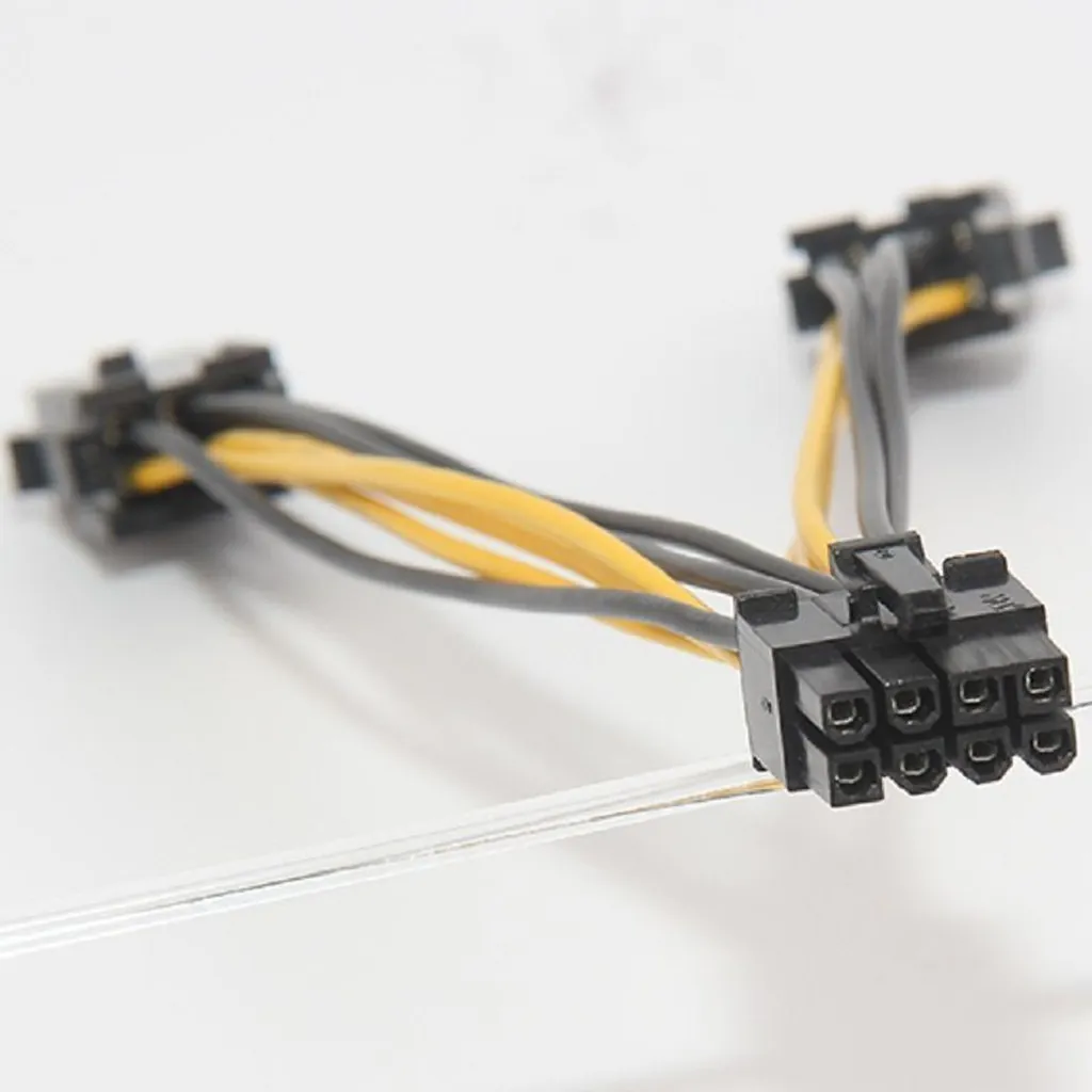 2x 6 Pin PCI-E to 8 Pin PCI-E