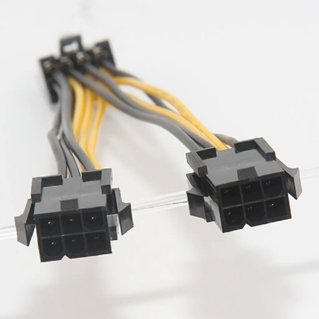 2x 6 Pin PCI-E to 8 Pin PCI-E