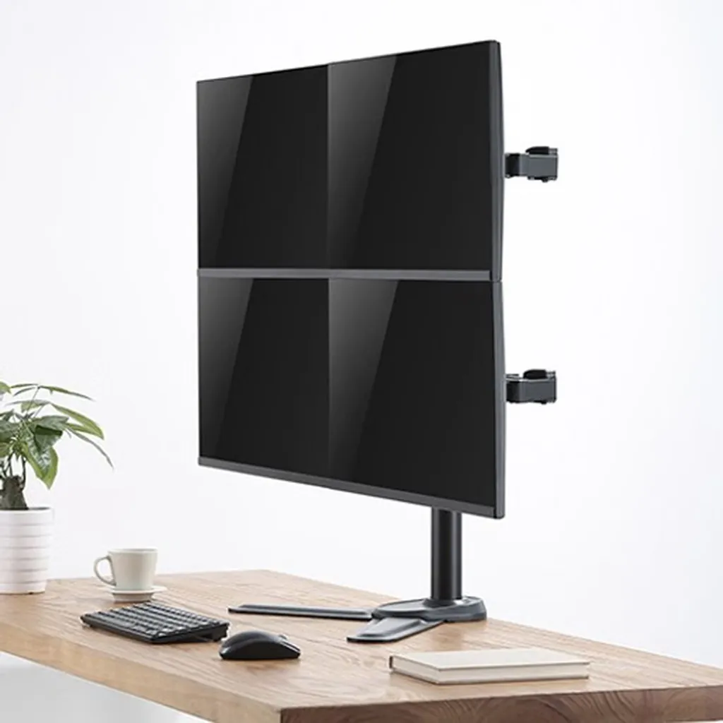 Brateck Quad Arm Full Extension Articulating Monitor Stand - 17"-32" 