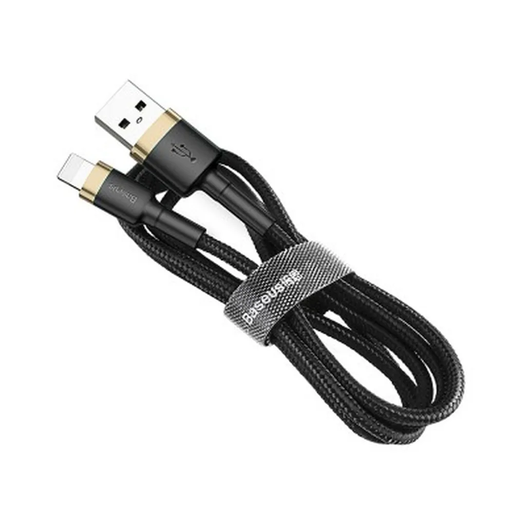 Baseus Cafule Lightning to USB Cable 1m - Black/Gold