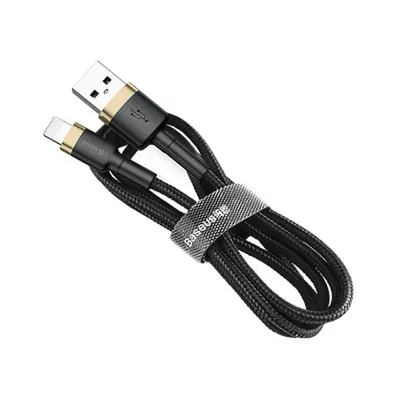 Baseus Cafule Lightning to USB Cable 1m - Black/Gold
