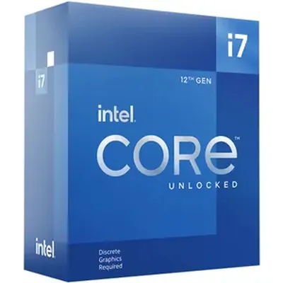 Intel Core i7 12700KF 12 Core 20 Thread Up To 4.7Ghz LGA1700