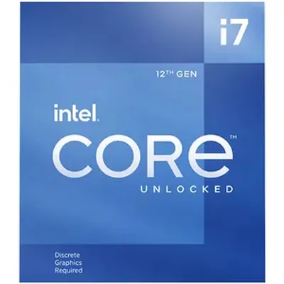 Intel Core i7 12700KF 12 Core 20 Thread Up To 4.7Ghz LGA1700