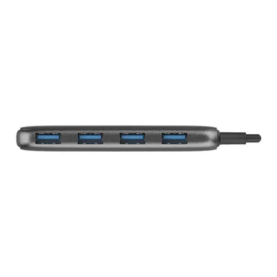 Verbatim USB-A 3.0 Hub to 4 Port USB-A 3.0 - Space Grey