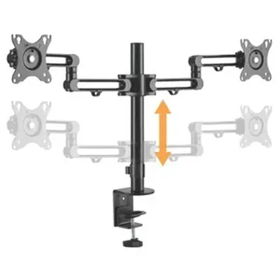 Brateck Dual Articulating Aluminum Monitor Arm