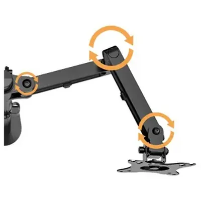 Brateck Dual Articulating Aluminum Monitor Arm