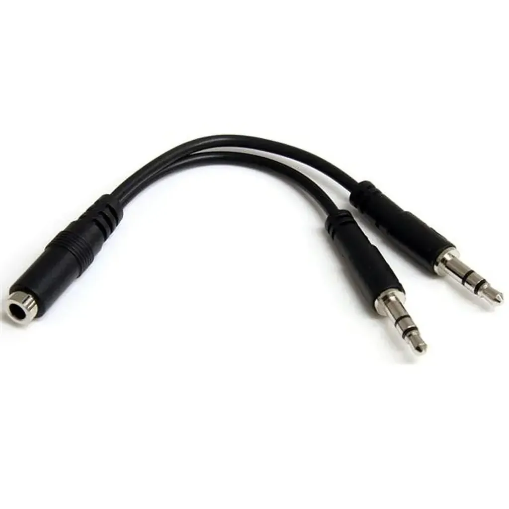 OEM Headset Splitter 3.5mm Female to 2x 3.5mm Male