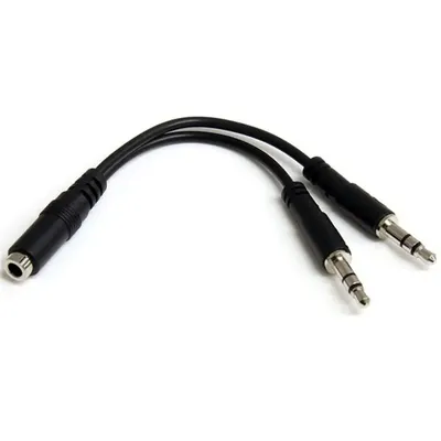 OEM Headset Splitter 3.5mm Female to 2x 3.5mm Male
