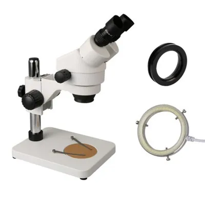 Binocular Microscope 7X-45X with LED Light