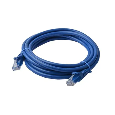 8WARE Cat6a UTP Ethernet Cable Snagless Blue - 3m