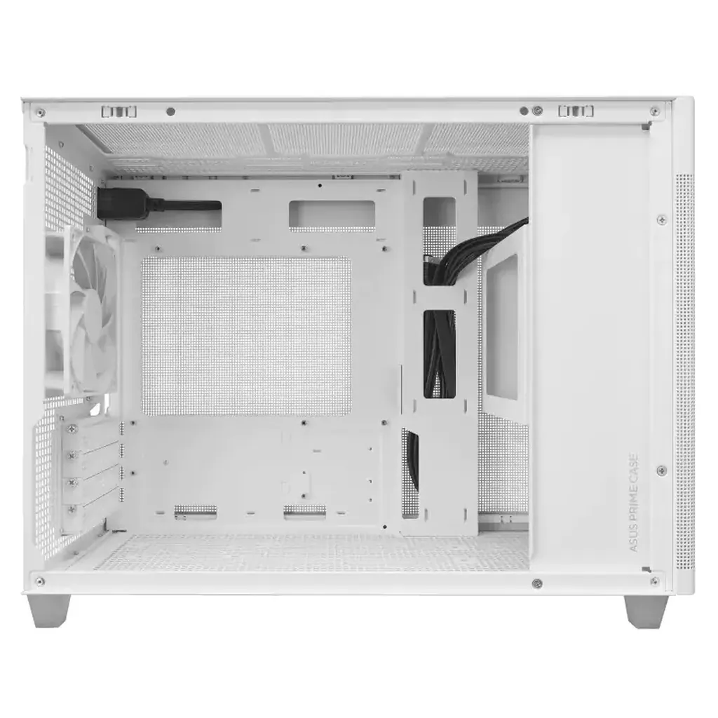 ASUS PRIME AP201 Mesh mATX Case - White