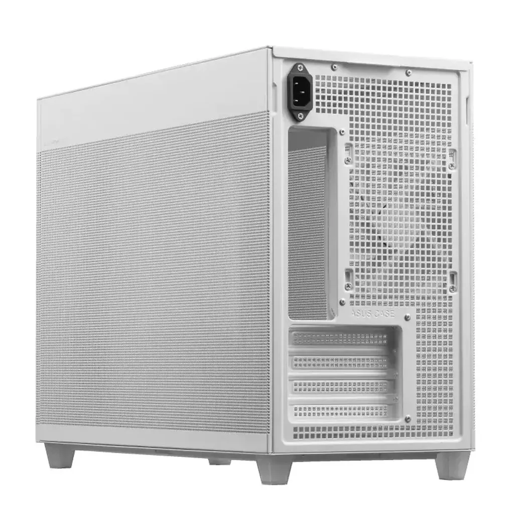 ASUS PRIME AP201 Mesh mATX Case - White