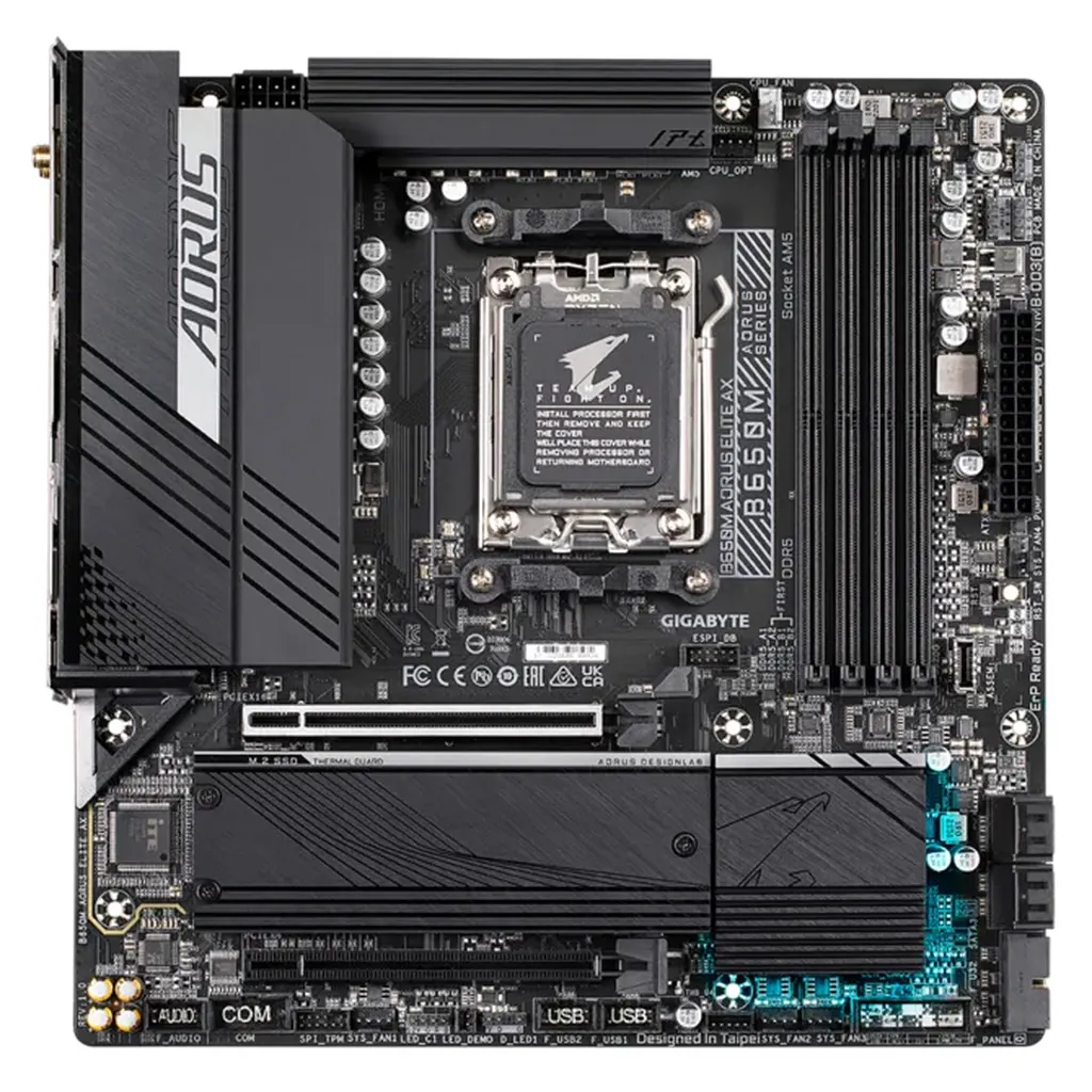 Gigabyte B650M Aorus Elite AX AM5 mATX Motherboard