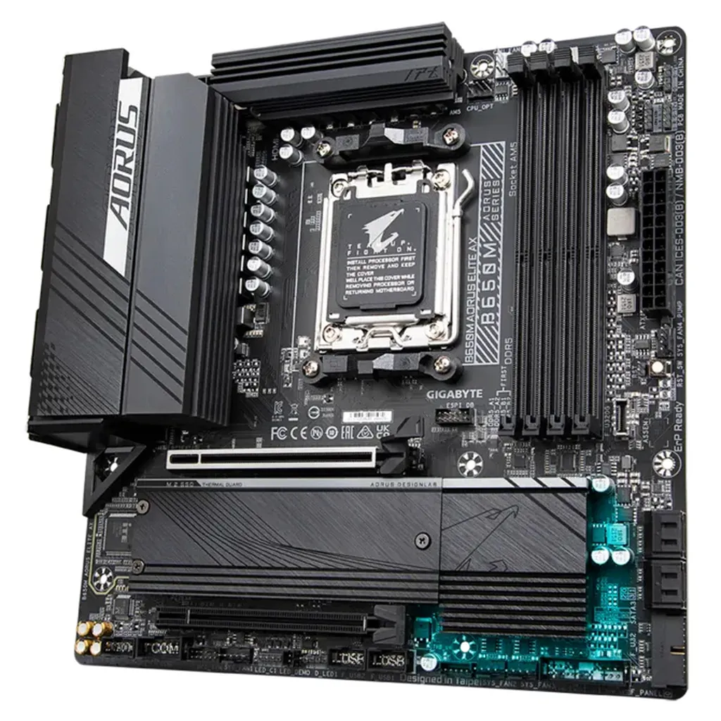 Gigabyte B650M Aorus Elite AX AM5 mATX Motherboard