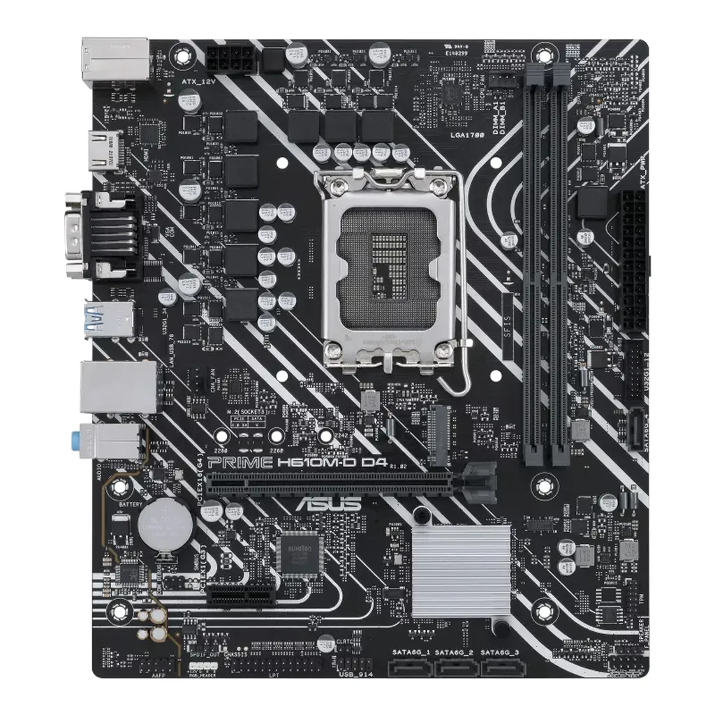 ASUS PRIME H610M-D D4-CSM LGA1700 mATX Motherboard