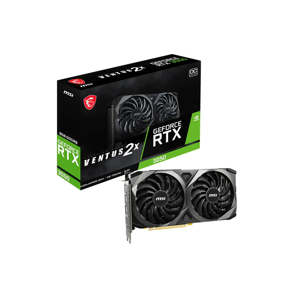 MSI GeForce RTX 3050 Ventus 2X 8G OC GDDR6