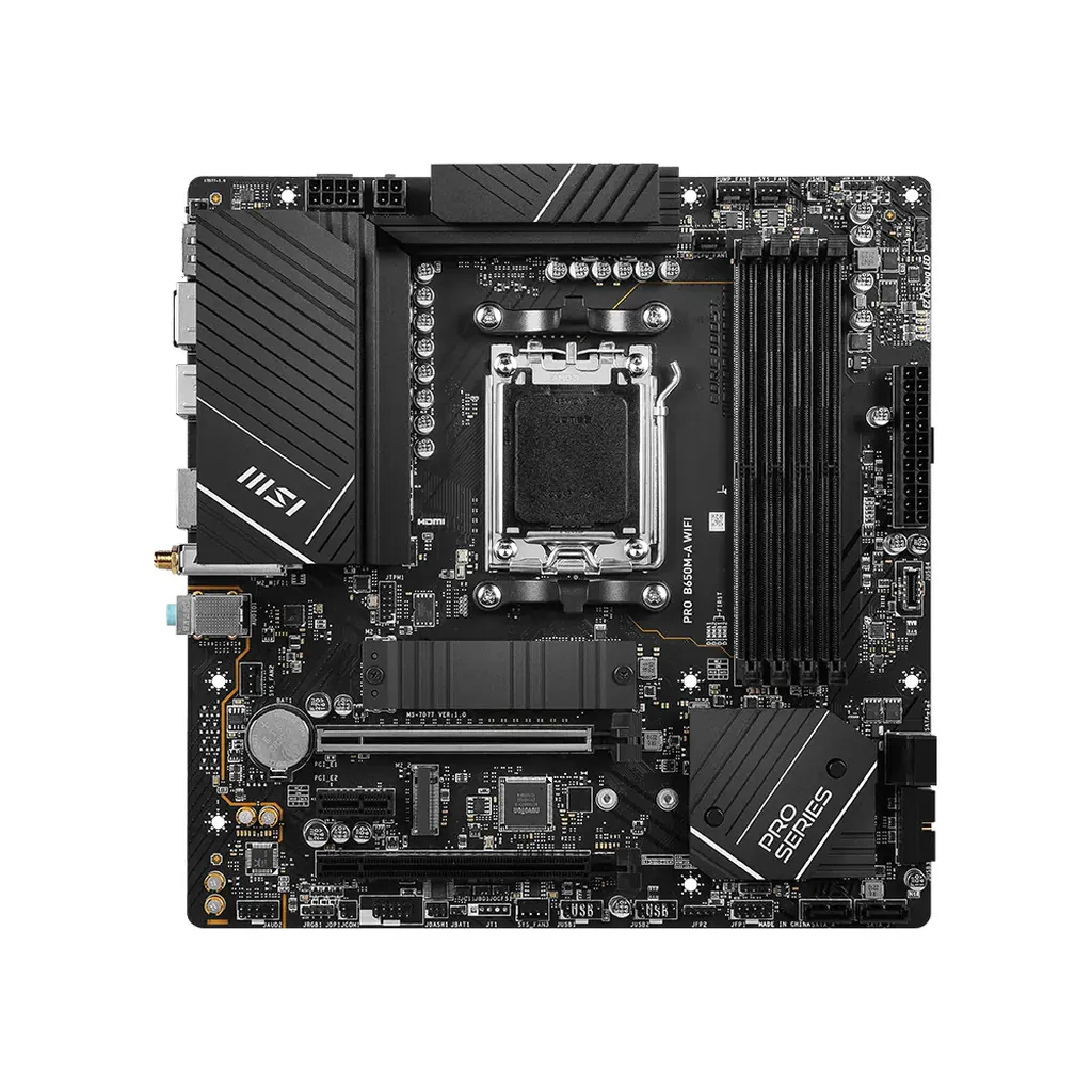 MSI PRO B650M-A WIFI AM5 mATX Motherboard