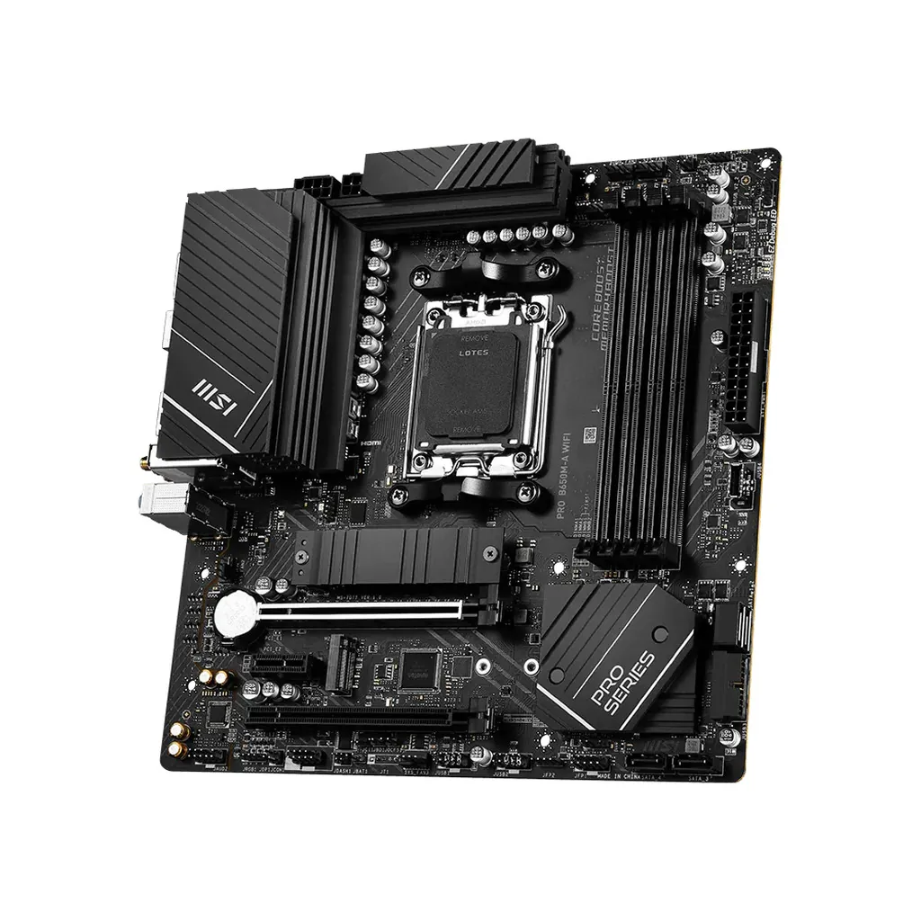 MSI PRO B650M-A WIFI AM5 mATX Motherboard