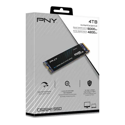 PNY CS2241 4TB Gen4 NVMe M.2 SSD
