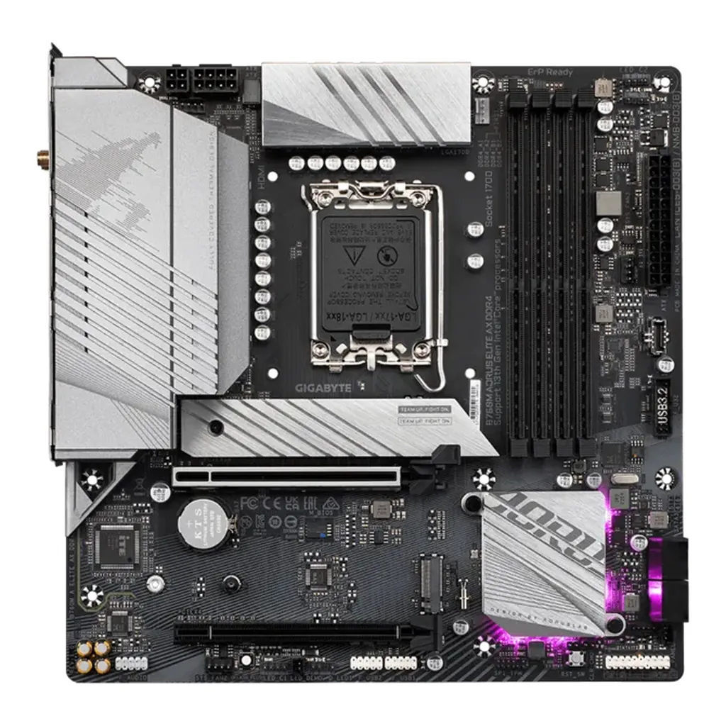 Gigabyte B760M AORUS ELITE AX Intel LGA 1700 m-ATX Motherboard