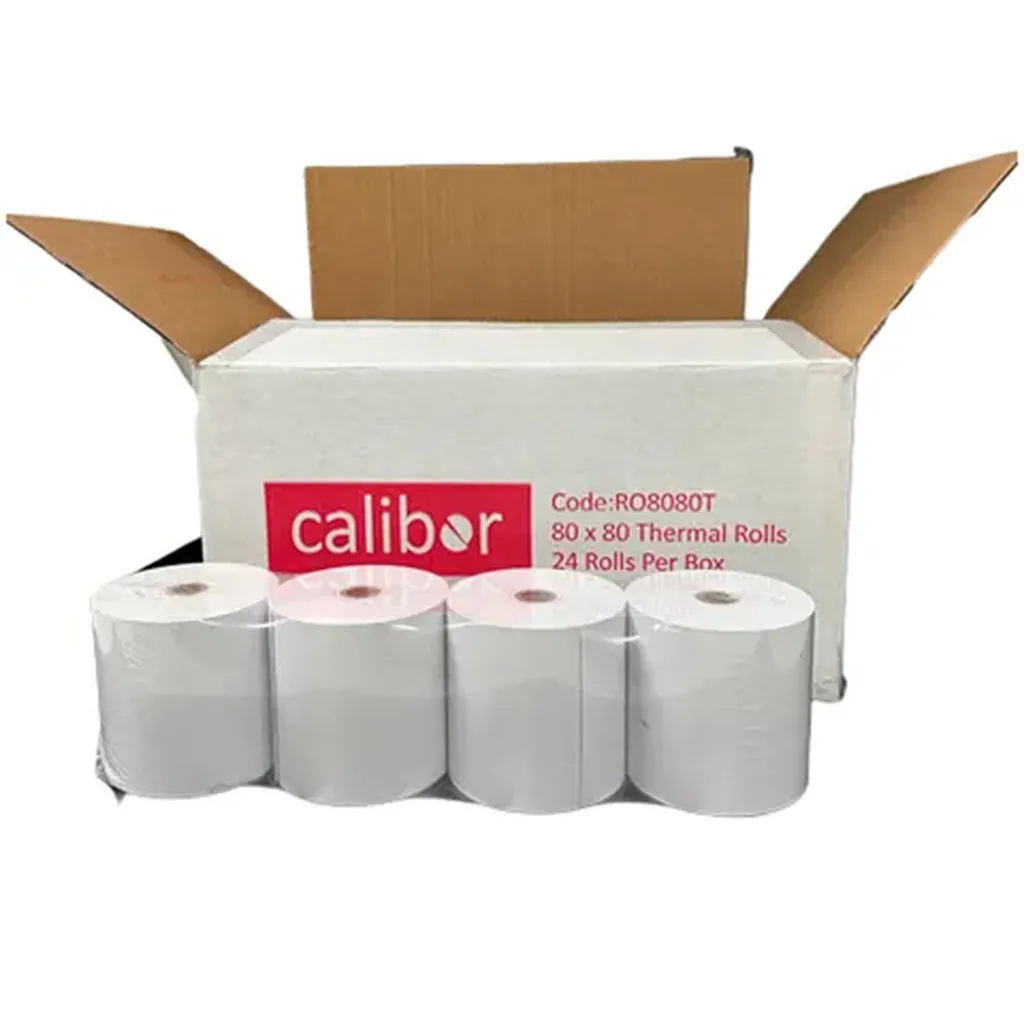 Calibor Thermal Paper 80X80 24 Rolls/Box